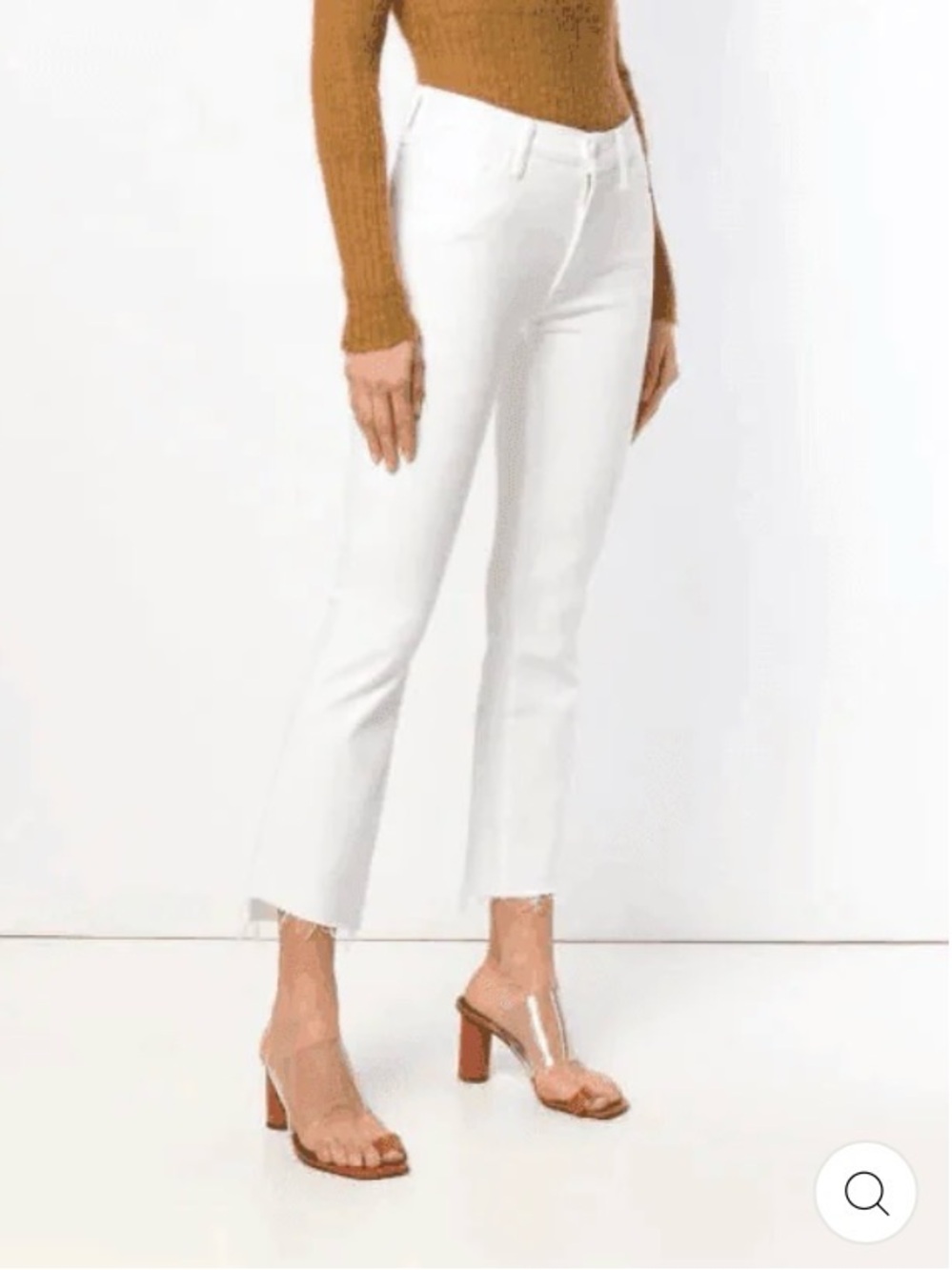 Mother Insider Crop Step Fray 31